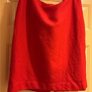 J. Crew #2 pencil skirt red